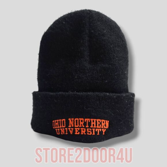 ONU Ohio Northern University Sock Hat Beanie 00's - Picture 3 of 5